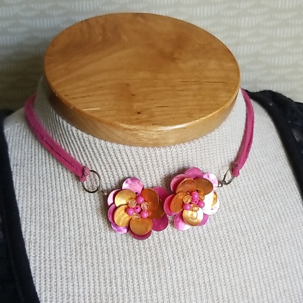 Retro Seashell Choker Necklace